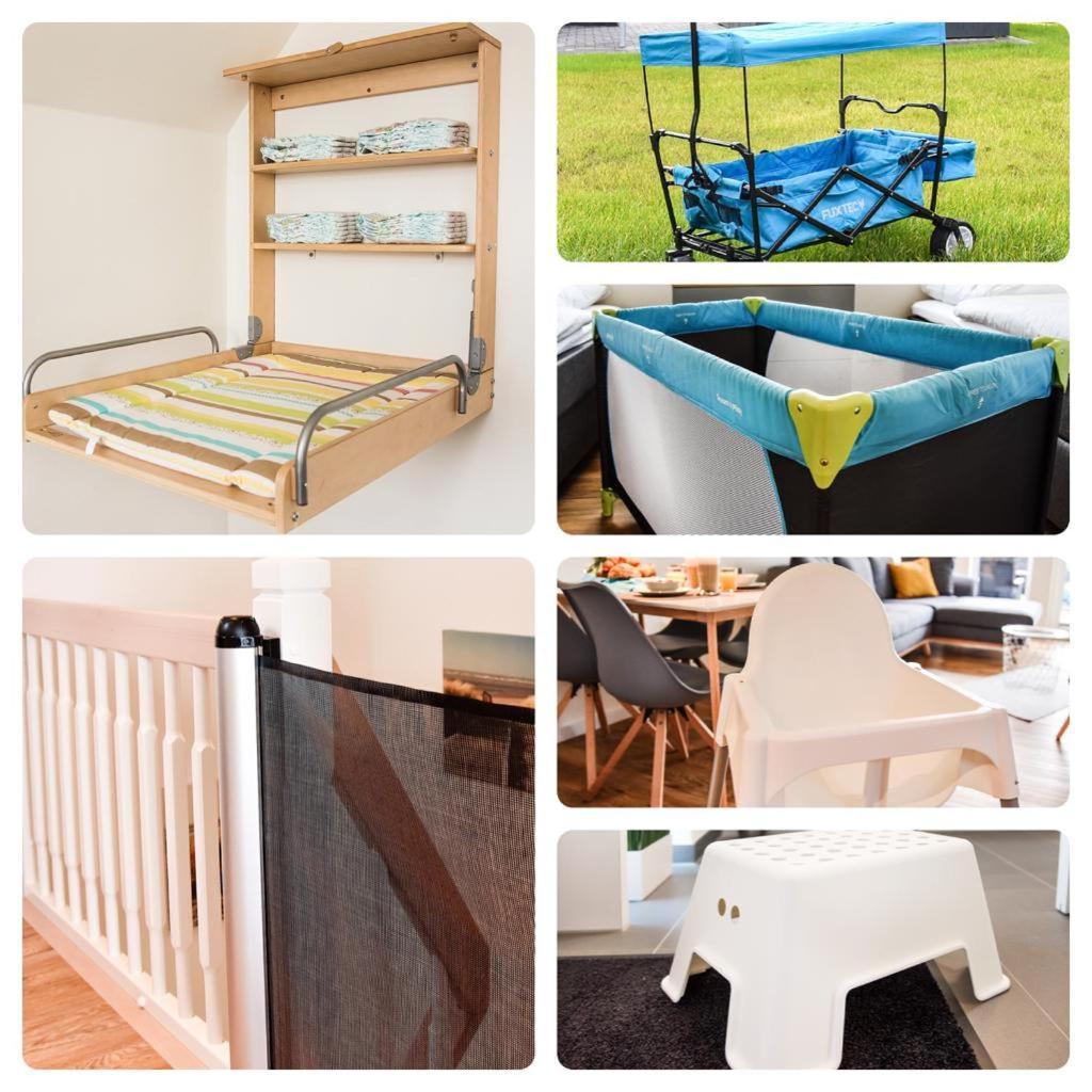 Ferienwohnung Beach Baby 2 부숨 외부 사진