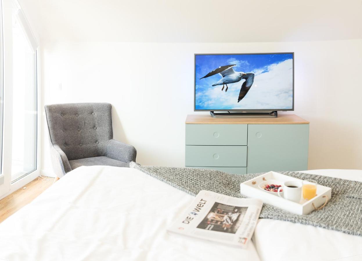 Ferienwohnung Beach Baby 2 부숨 외부 사진